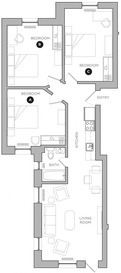 101 S 39th St 1-5 Beds Apartment, Student for Rent - Photo Gallery 45